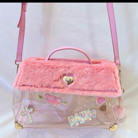 Swankiss japan japanese Lolita gyaru fashion purse handbag shoulder pink kawaii - Picture 1 of 5
